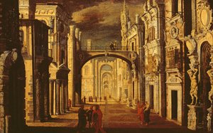 Perspectiva arquitectónica de Francois de Nome
